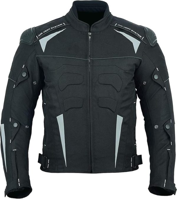 INTAN Men’s Armoured Motorcycle Jacket – Waterproof Textile