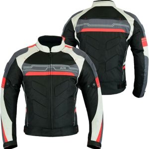 INTAN Protective Motorcycle Jacket – Waterproof & Armoured (Black)