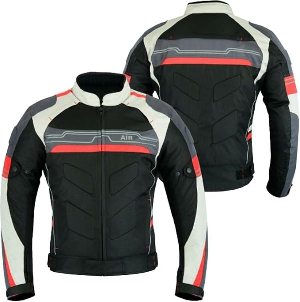 INTAN Protective Motorcycle Jacket – Waterproof & Armoured (Black)