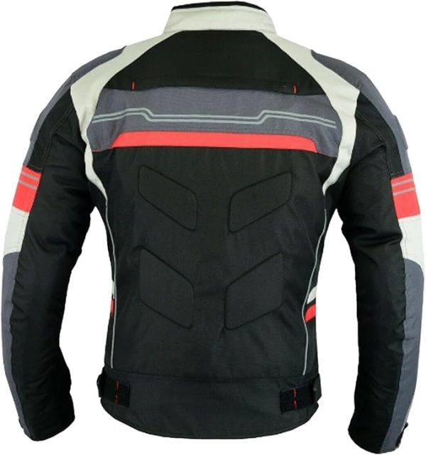 INTAN Protective Motorcycle Jacket – Waterproof & Armoured (Black) - Image 3
