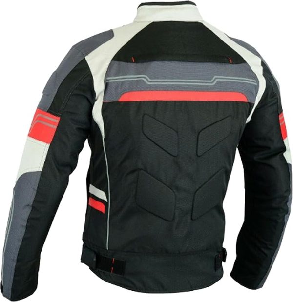 INTAN Protective Motorcycle Jacket – Waterproof & Armoured (Black) - Image 4