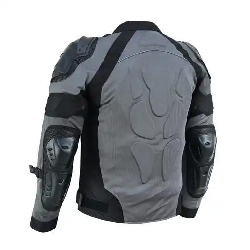 INTAN Men’s Armoured Motorcycle Jacket – Waterproof DARK GREY - Image 5