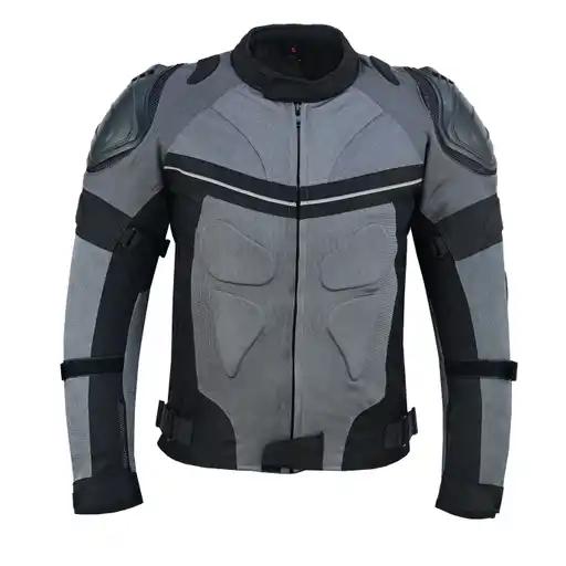 INTAN Men’s Armoured Motorcycle Jacket – Waterproof DARK GREY